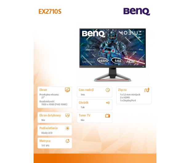 BenQ MOBIUZ EX2710S - 677074 - zdjęcie 6